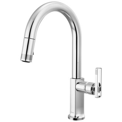 Brizo Pull Down Faucet With Arc Spout Less Handle