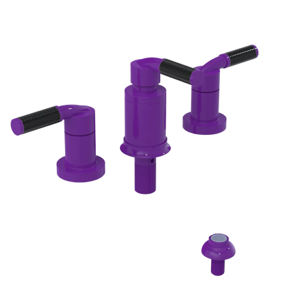 Rubinet Bidet Fitting with Spray, Diverter, and Vacum Breaker (Less Drain) Purple Haze
