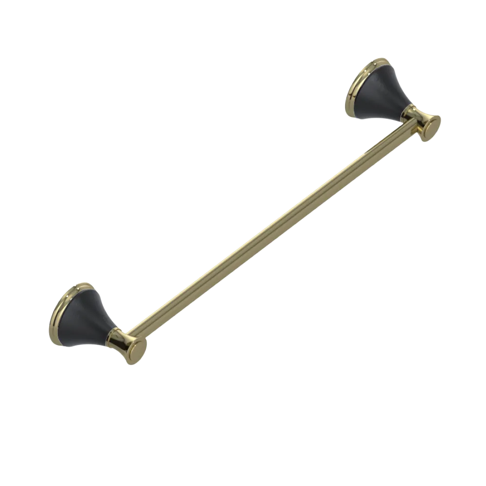 Rubinet Towel Bar 18" Natural Brass