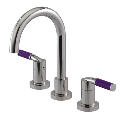 Rubinet Widespread Lav. Set. (less drain) Polished Nickel