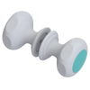 Rubinet Shower Door Knob (set) Matt White