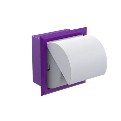 Rubinet RECESSED TOILET PAPER HOLDER Purple Haze