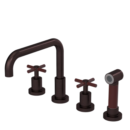 Rubinet Widespread Kitchen Set with Hand Spray Oil Rubbed Bronze