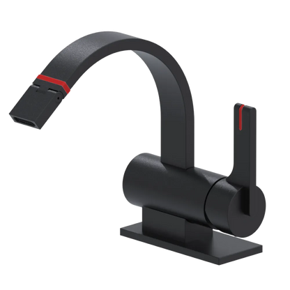 Rubinet Single Control Bidet Fitting (less drain) Matt Black