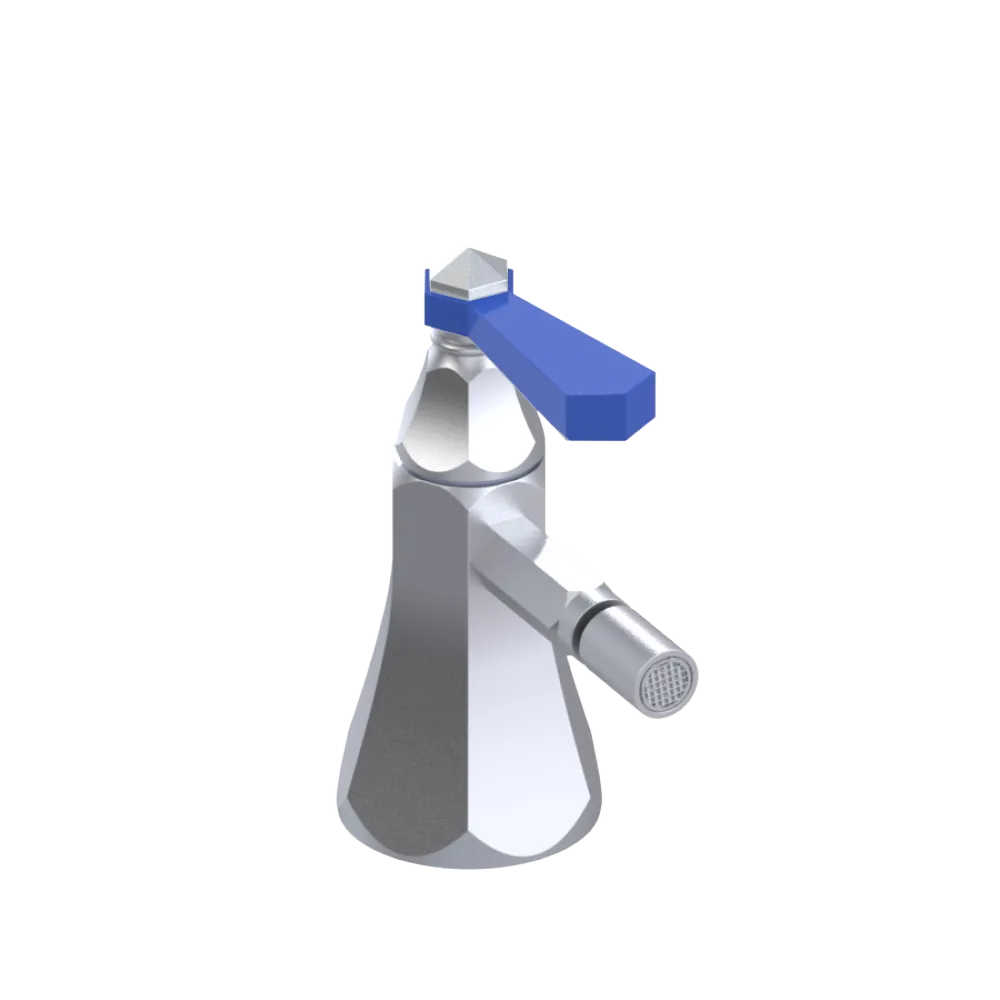 Rubinet Single Control Bidet Fitting (less drain) Satin Chrome
