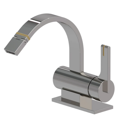 Rubinet Single Control Bidet Fitting (less drain) Polished Nickel