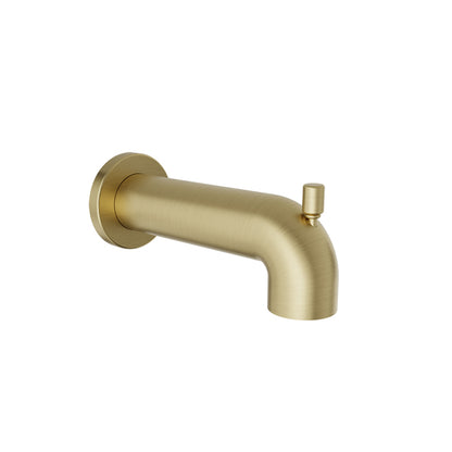 Baril Round 7" tub spout with diverter