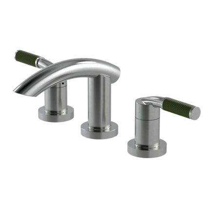 Rubinet Widespread Lav. Set. (less drain) Satin Nickel