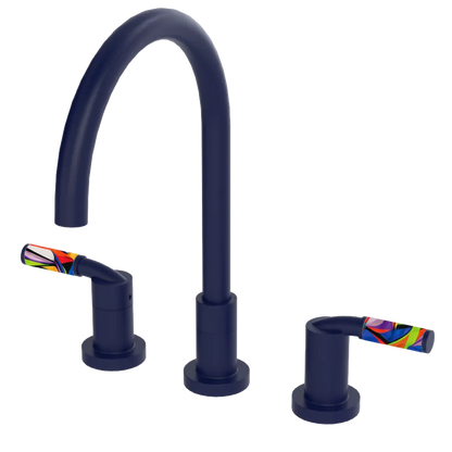 Rubinet Widespread Kitchen Set Midnight Blue