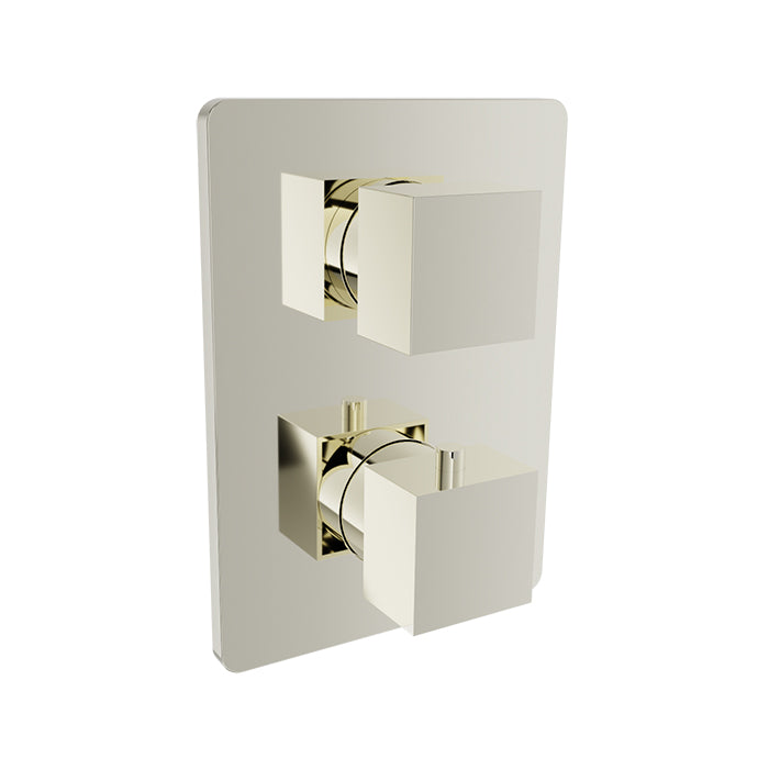Baril Complete thermostatic pressure balanced shower control valve with 2-way diverter