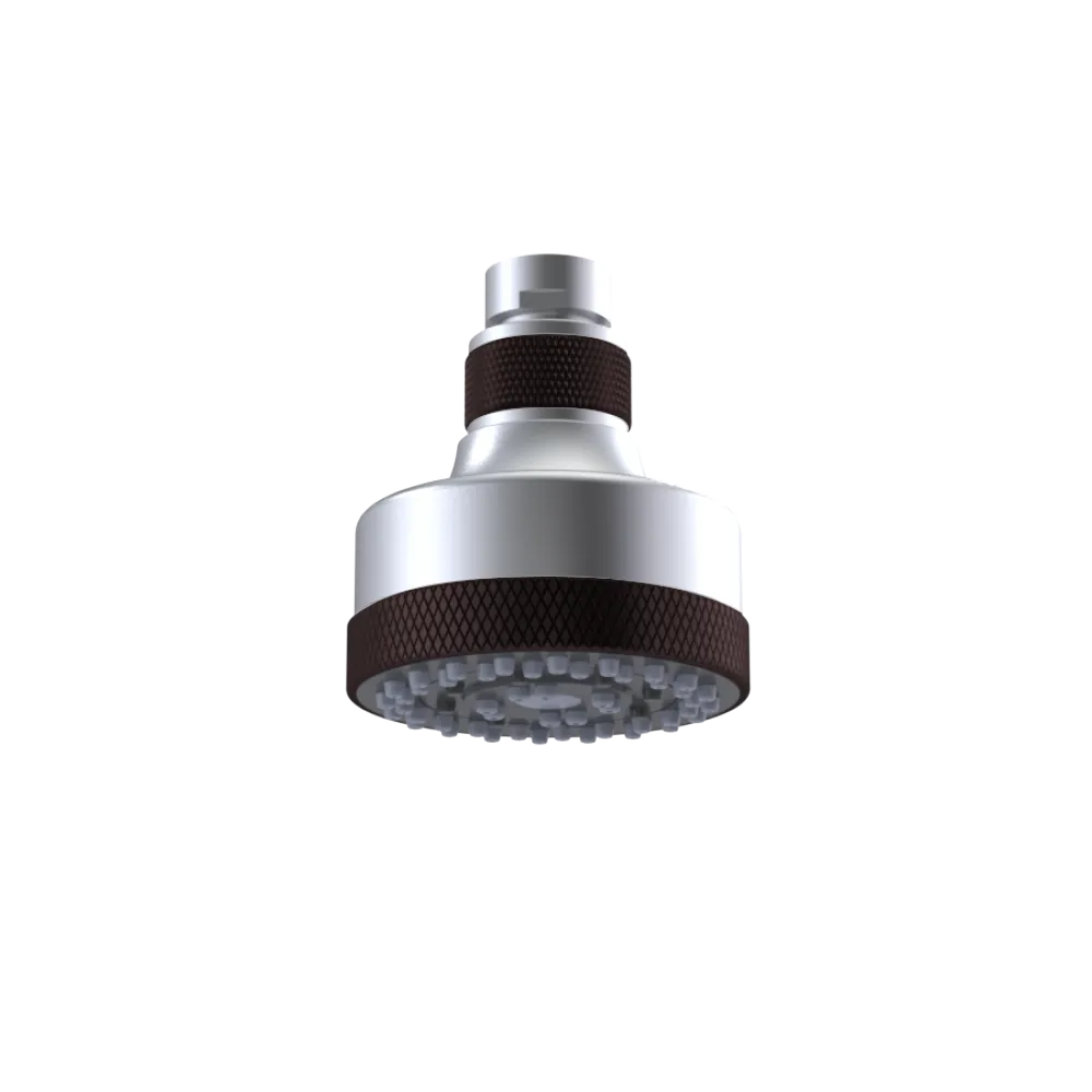 Rubinet 3 FUNCTION SHOWER HEAD Satin Chrome