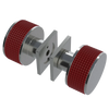 Rubinet Shower Door Knob (set) Satin Nickel