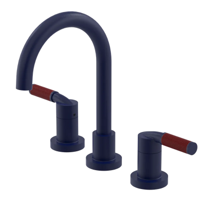 Rubinet Widespread Lav. Set. (less drain) Midnight Blue
