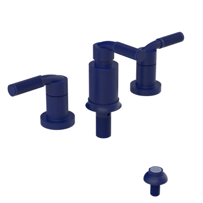 Rubinet Bidet Fitting with Spray, Diverter, and Vacum Breaker (Less Drain) Midnight Blue