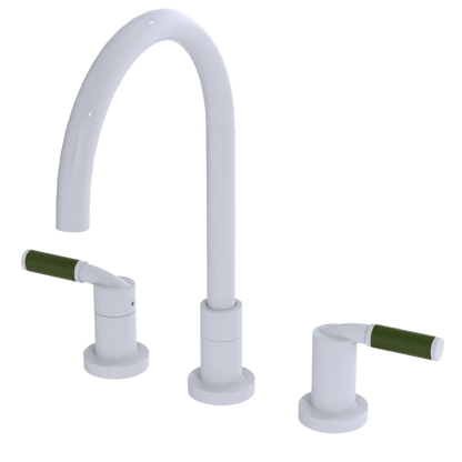 Rubinet Widespread Kitchen Set White