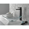Delta Single Handle Vessel Channel Bathroom Faucet
