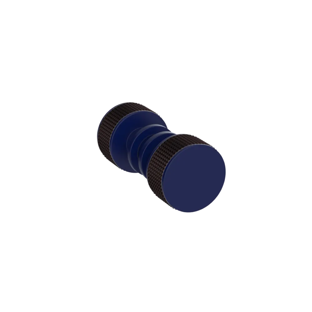 Rubinet Shower Door Knob (set) Midnight Blue