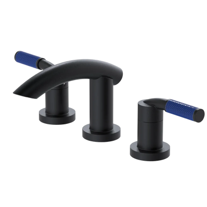 Rubinet Widespread Lav. Set. (less drain) Matt Black