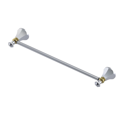 Rubinet Towel Bar 24" Satin Chrome