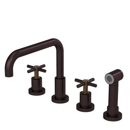 Rubinet Widespread Kitchen Set with Hand Spray Oil Rubbed Bronze