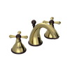 Rubinet Widespread Lav. Set. (less drain) Natural Brass