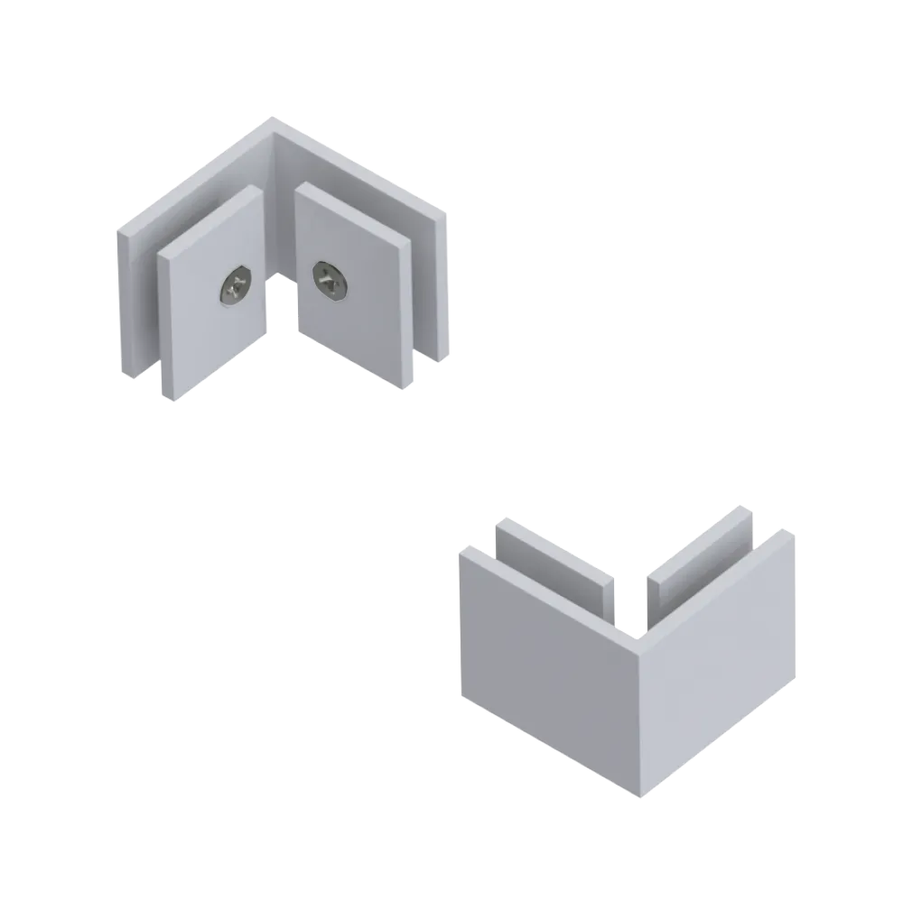 Rubinet 90 Glass to Glass White