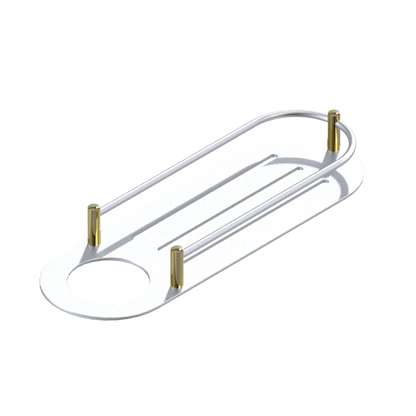 Rubinet Shelf Only Satin Chrome