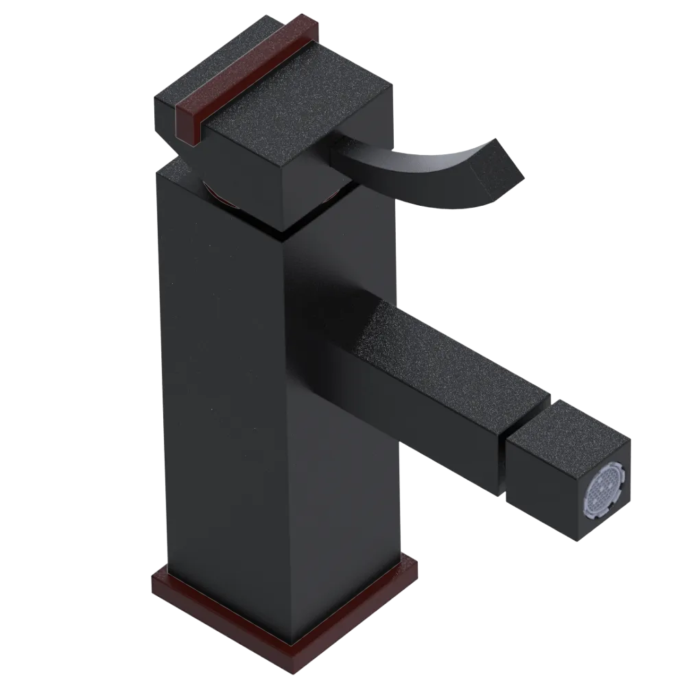 Rubinet Single Control Bidet Fitting (less drain) Matt Black