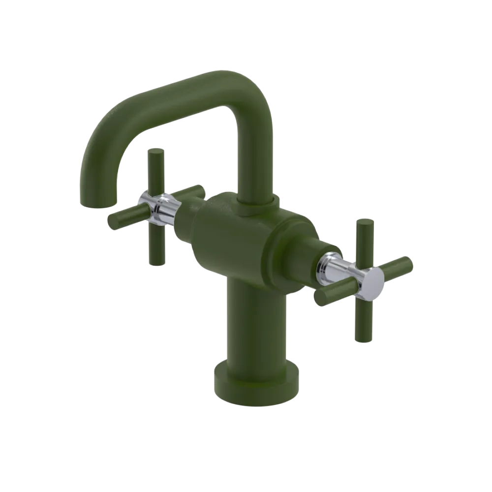 Rubinet Single Hole Dual Handle Lav. Set. (less drain) Green Envy