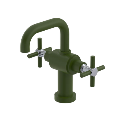 Rubinet Single Hole Dual Handle Lav. Set. (less drain) Green Envy