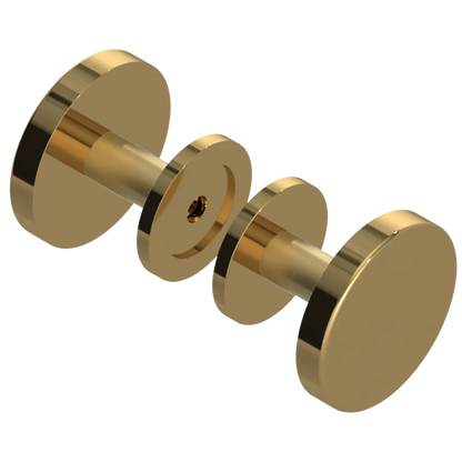 Rubinet Shower Door Knob (set) Gold