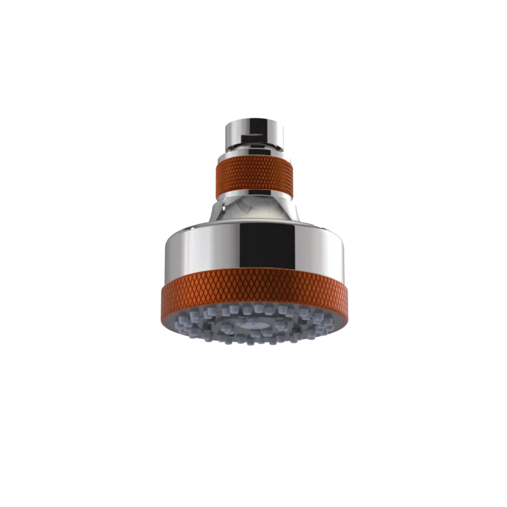 Rubinet 3 FUNCTION SHOWER HEAD Polished Nickel