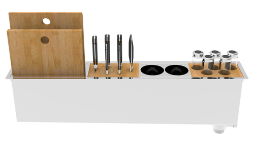 Zomodo Panama Slim 34" Prep Station