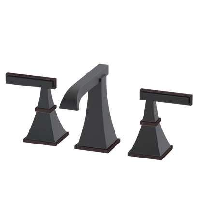 Rubinet Widespread Lav. Set. (less drain) Matt Black