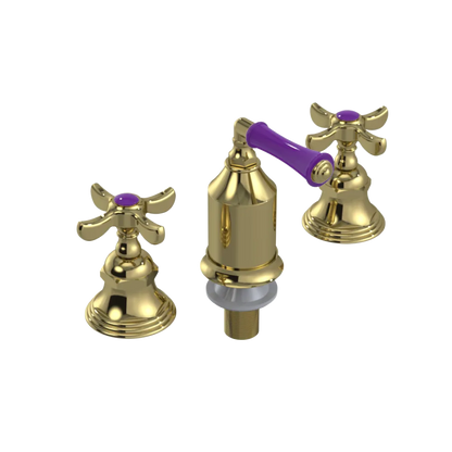 Rubinet Bidet Fitting with Spray, Diverter, and Vacum Breaker (Less Drain) Natural Brass