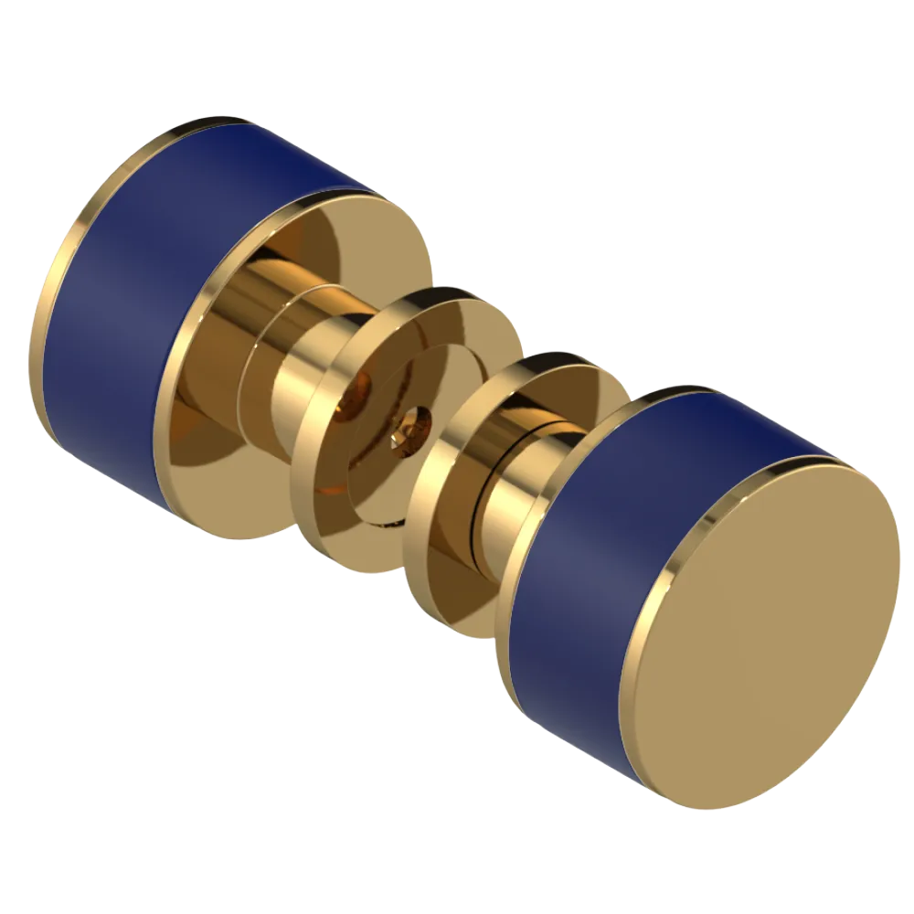 Rubinet Shower Door Knob (set) Gold