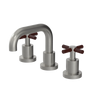 Rubinet Widespread Lav. Set. (less drain) Satin Nickel