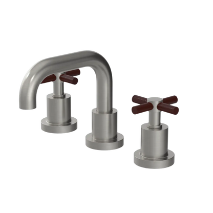 Rubinet Widespread Lav. Set. (less drain) Satin Nickel