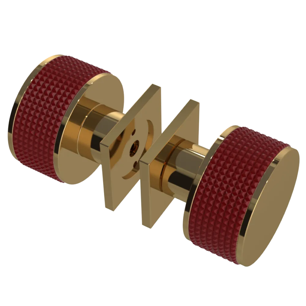 Rubinet Shower Door Knob (set) Gold