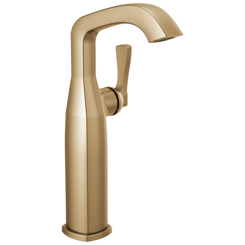 Delta Stryke - Single Handle Vessel Bathroom Faucet In Lumicoat® Chrome