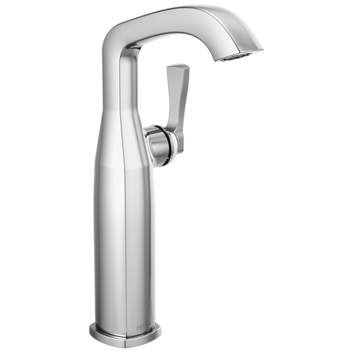 Delta Stryke - Single Handle Vessel Bathroom Faucet In Lumicoat® Chrome