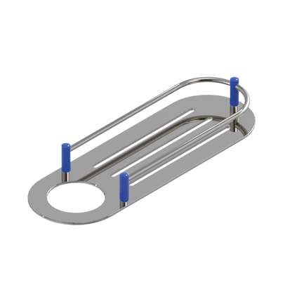 Rubinet Shelf Only Polished Nickel