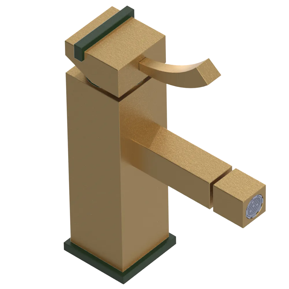 Rubinet Single Control Bidet Fitting (less drain) Satin Gold