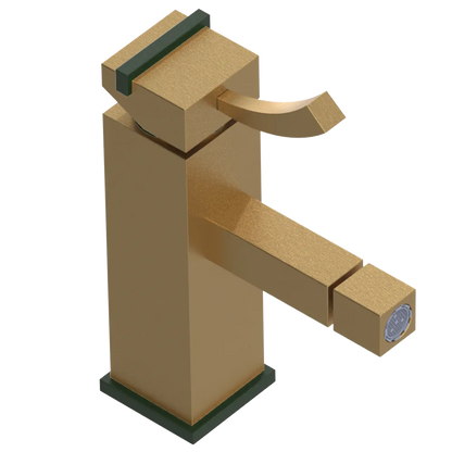 Rubinet Single Control Bidet Fitting (less drain) Satin Gold