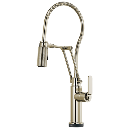 Brizo Smarttouch Articulating Kitchen Faucet With Finished Hose