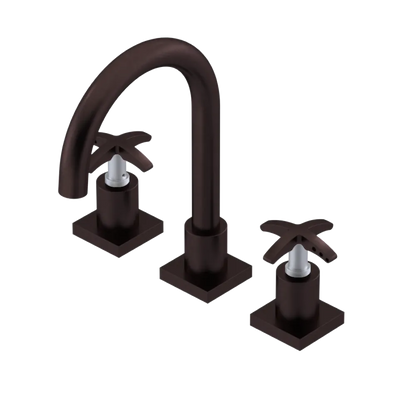 Rubinet Widespread Lav. Set. (less drain) Oil Rubbed Bronze