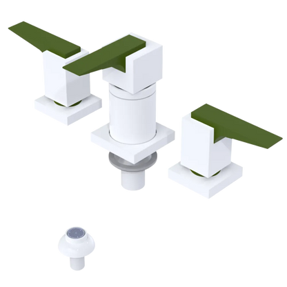 Rubinet Bidet Fitting with Spray, Diverter, and Vacuum Breaker (less drain) White