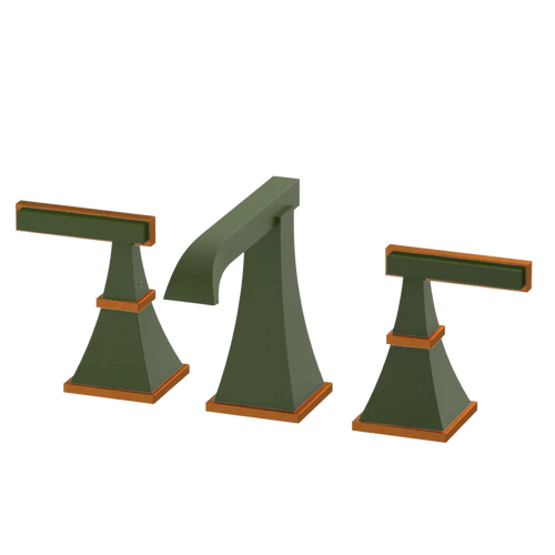 Rubinet Widespread Lav. Set. (less drain) Green Envy