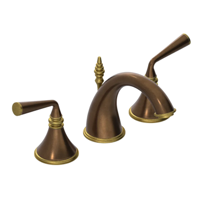 Rubinet Widespread Lav. Set. (less drain) Tuscan Brass