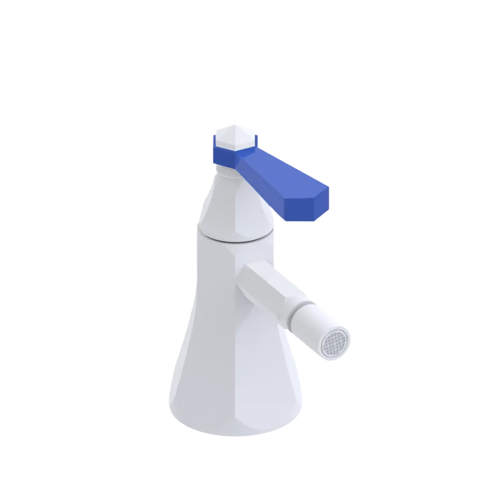 Rubinet Single Control Bidet Fitting (less drain) Matt White